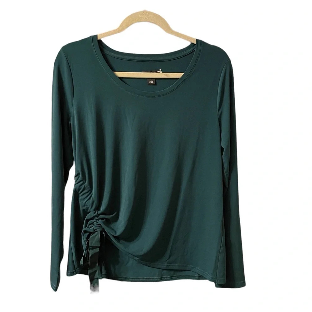 JASON WU RUCHED LONG SLEEVE BLOUSE
